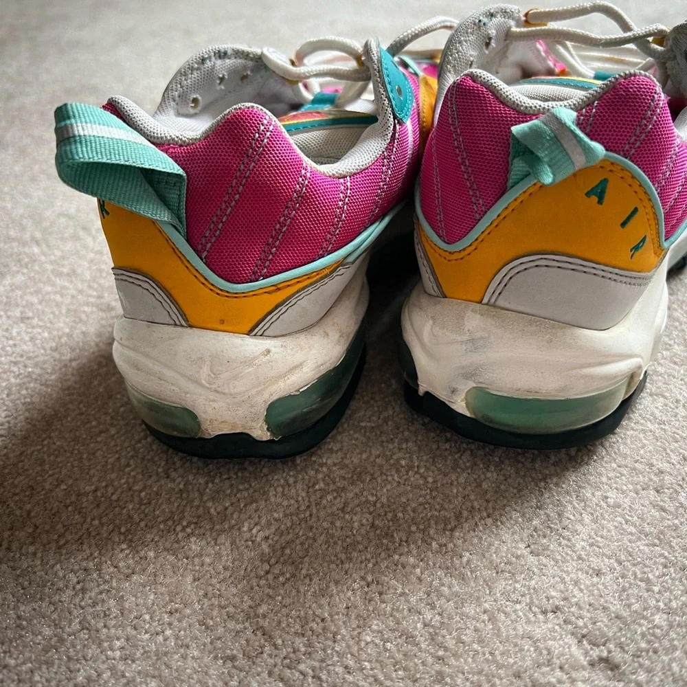 Nike Pink and Yellow Women’s air max 98 Sneakers - Picture 9 of 9